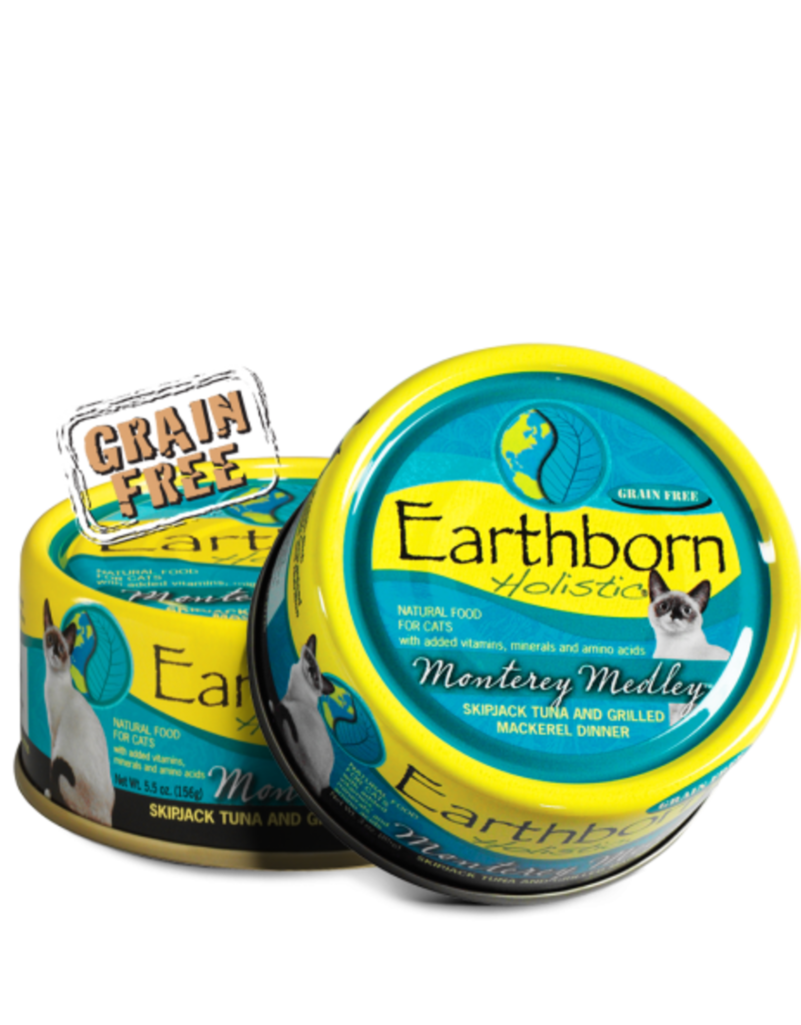 Earthborn Holistic Earthborn Holistic Monterey Medley Tuna & Mackerel Wet Cat Food 3 oz Cans, Case of 24