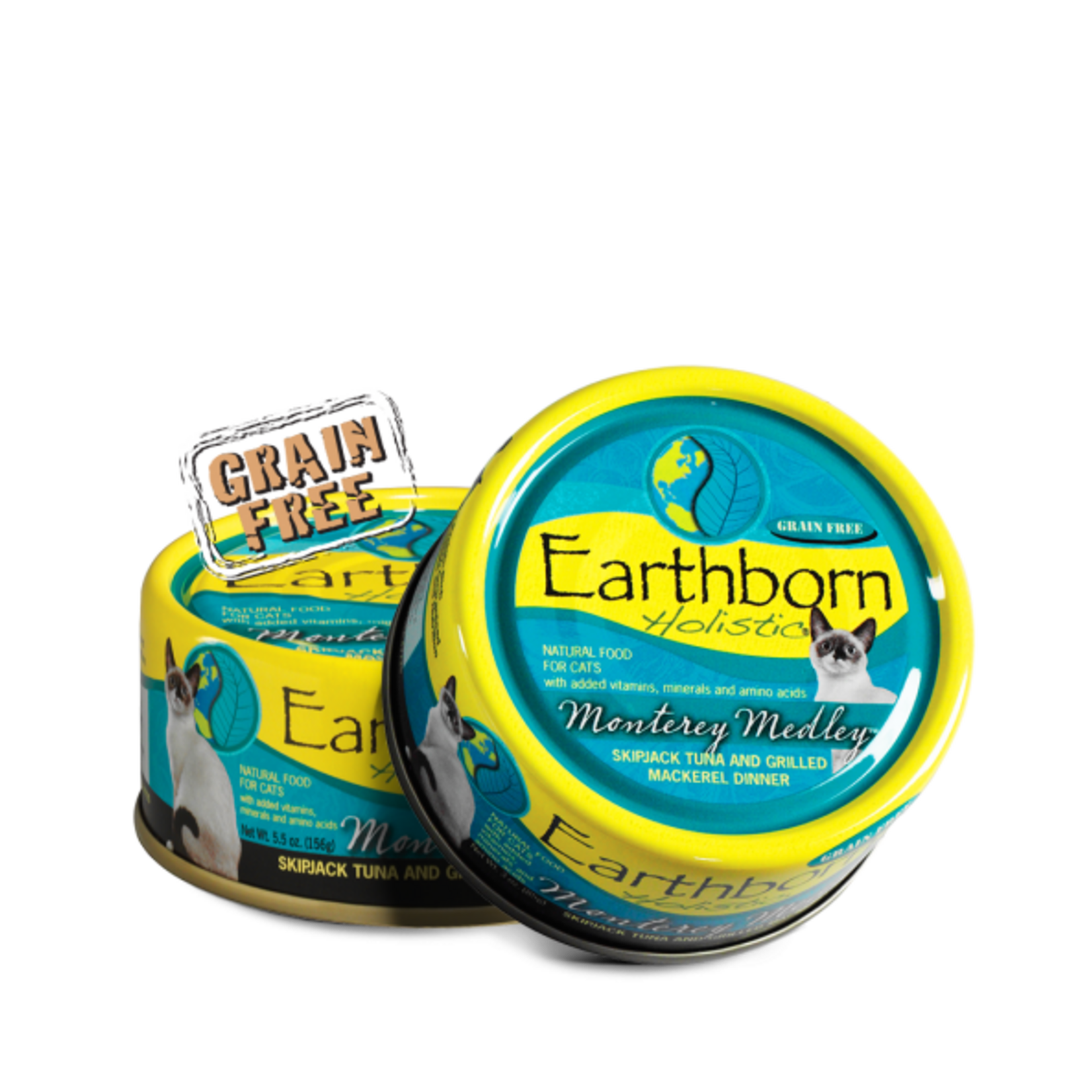 Earthborn Holistic Earthborn Holistic Monterey Medley Tuna & Mackerel Wet Cat Food 3 oz Cans, Case of 24