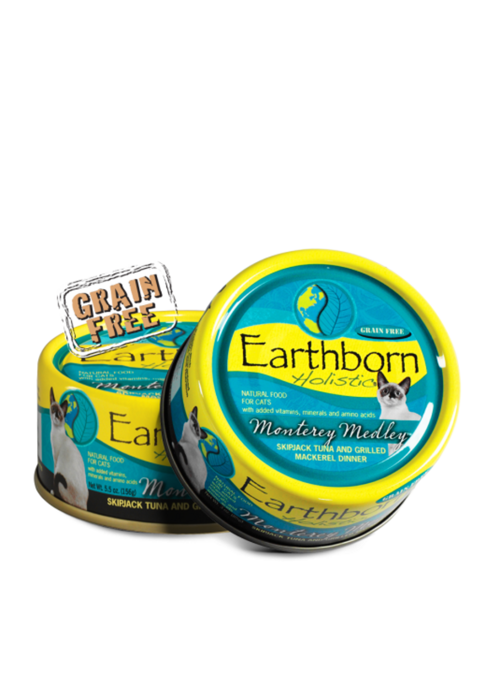 Earthborn Holistic Earthborn Holistic Monterey Medley Tuna & Mackerel Wet Cat Food 3 oz Cans, Case of 24