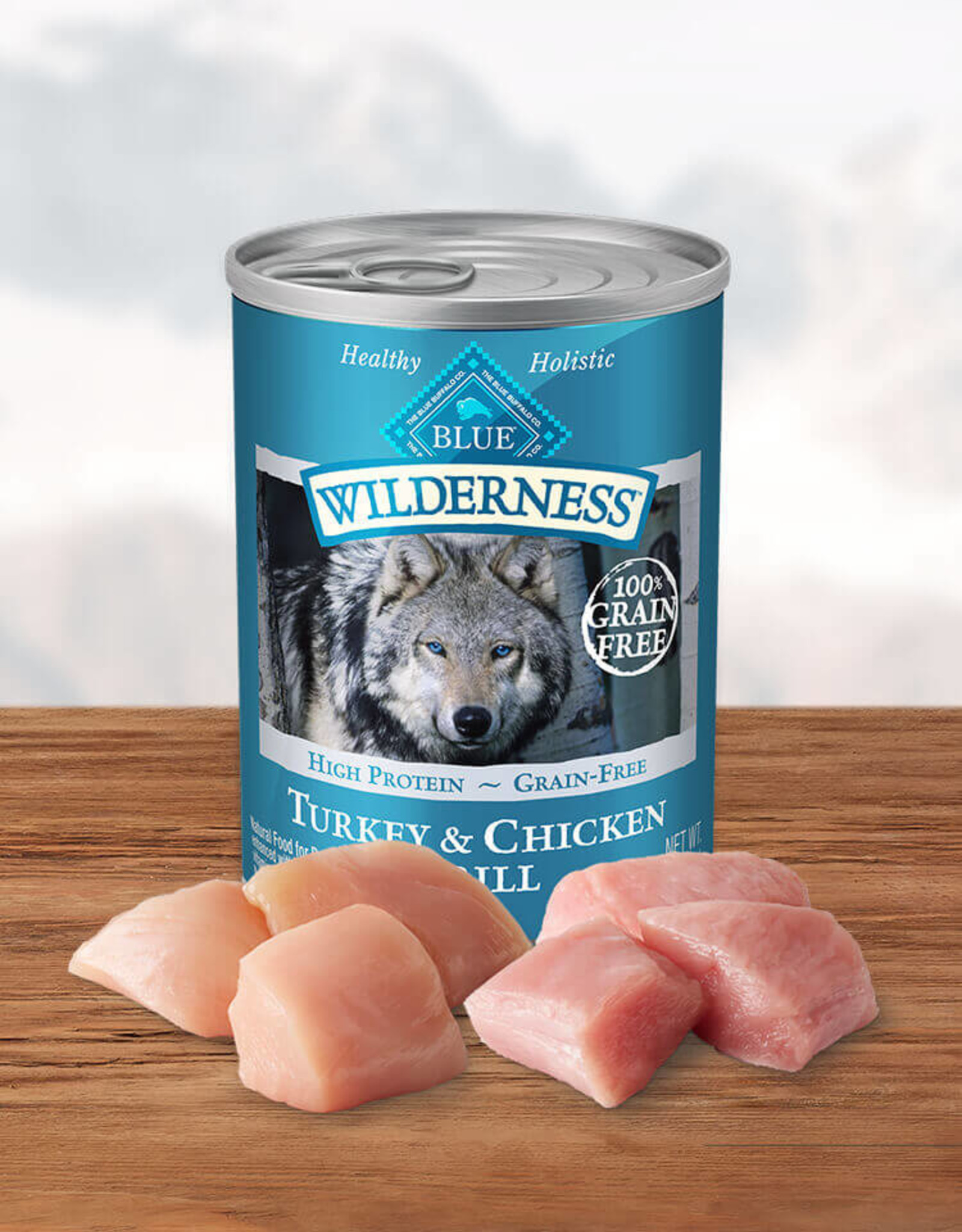 BLUE BUFFALO COMPANY BLUE BUFFALO WILDERNESS DOG TURKEY & CHICKEN CAN 12.5OZ CASE OF 12