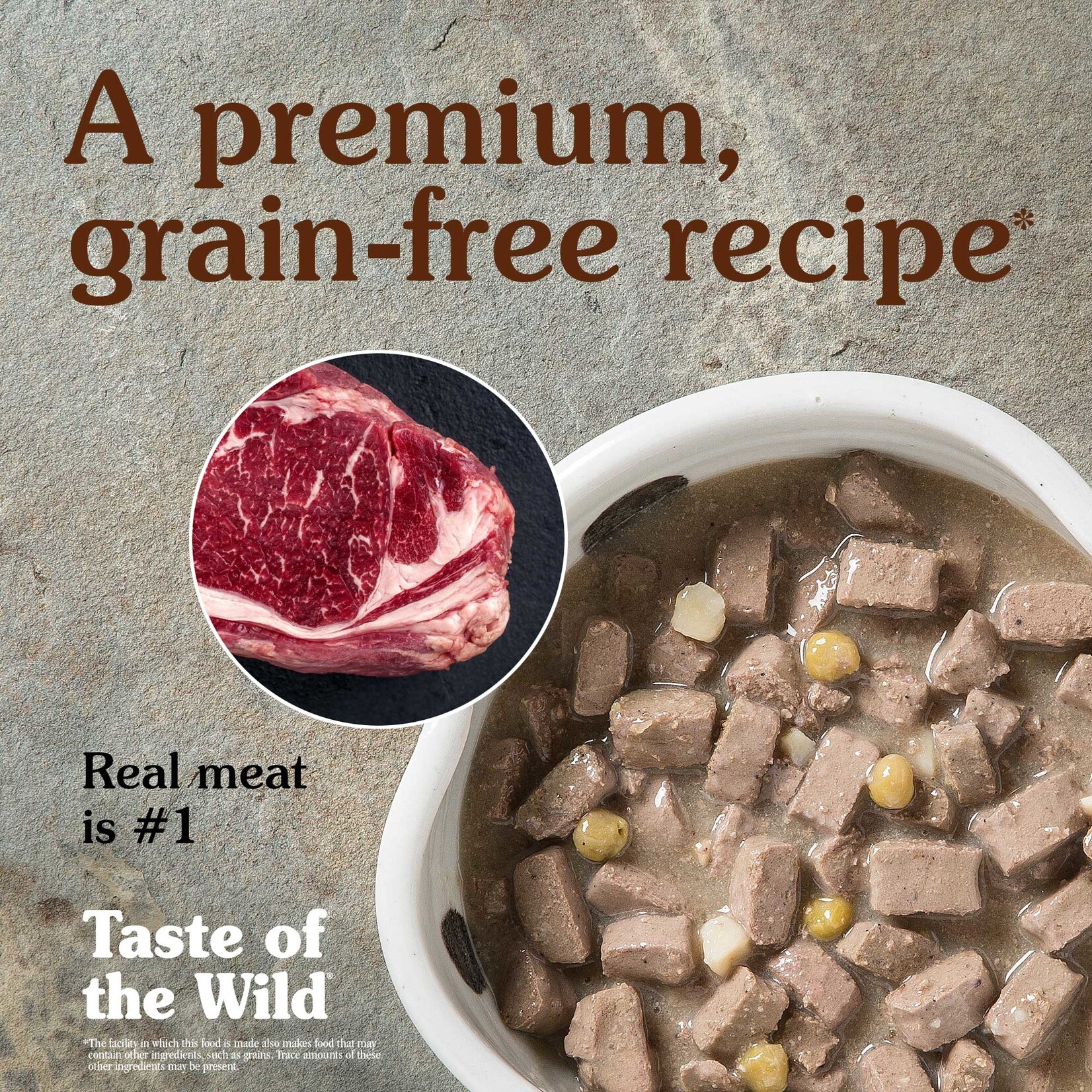 Taste of the Wild Taste of the Wild High Prairie Wet Canned Dog Food with Bison in Gravy - 13.2 Oz, Case of 12