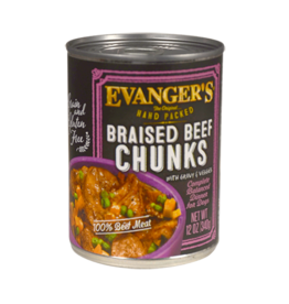 EVANGER'S EVANGER'S HP BRAISED BEEF CHUNKS W/ GRAVY 13OZ CASE OF 12