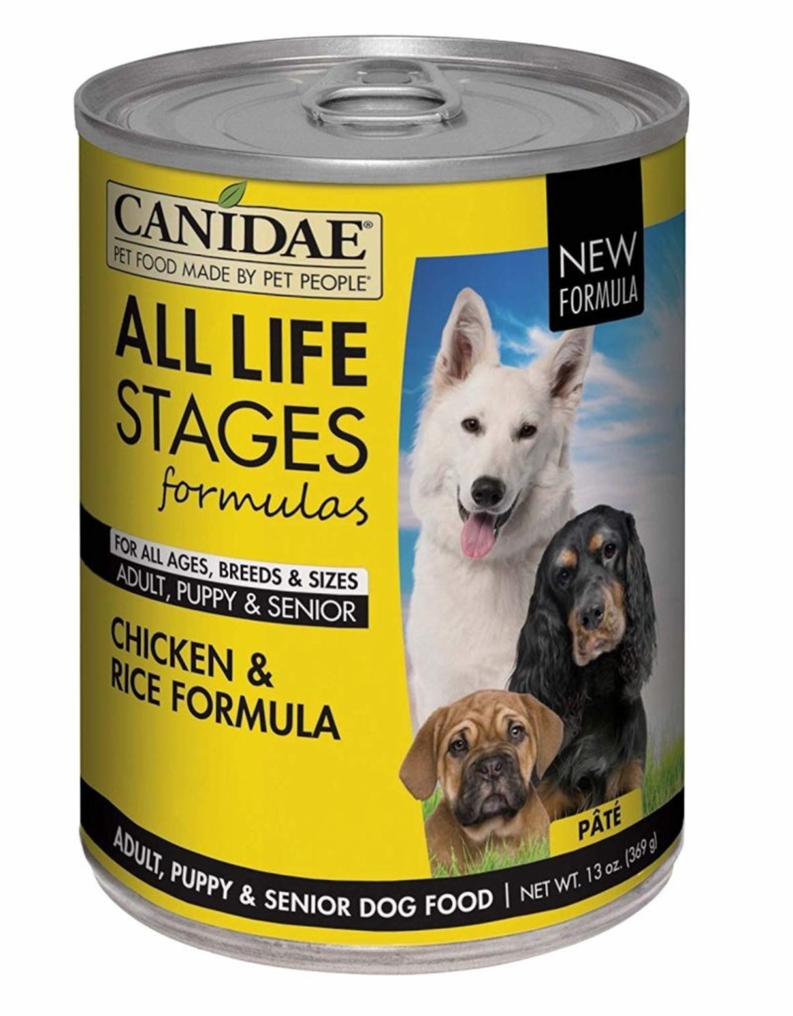 CANIDAE PET FOODS CANIDAE DOG CAN ALL LIFE STAGES CHICKEN & RICE 13 OZ CASE OF 12