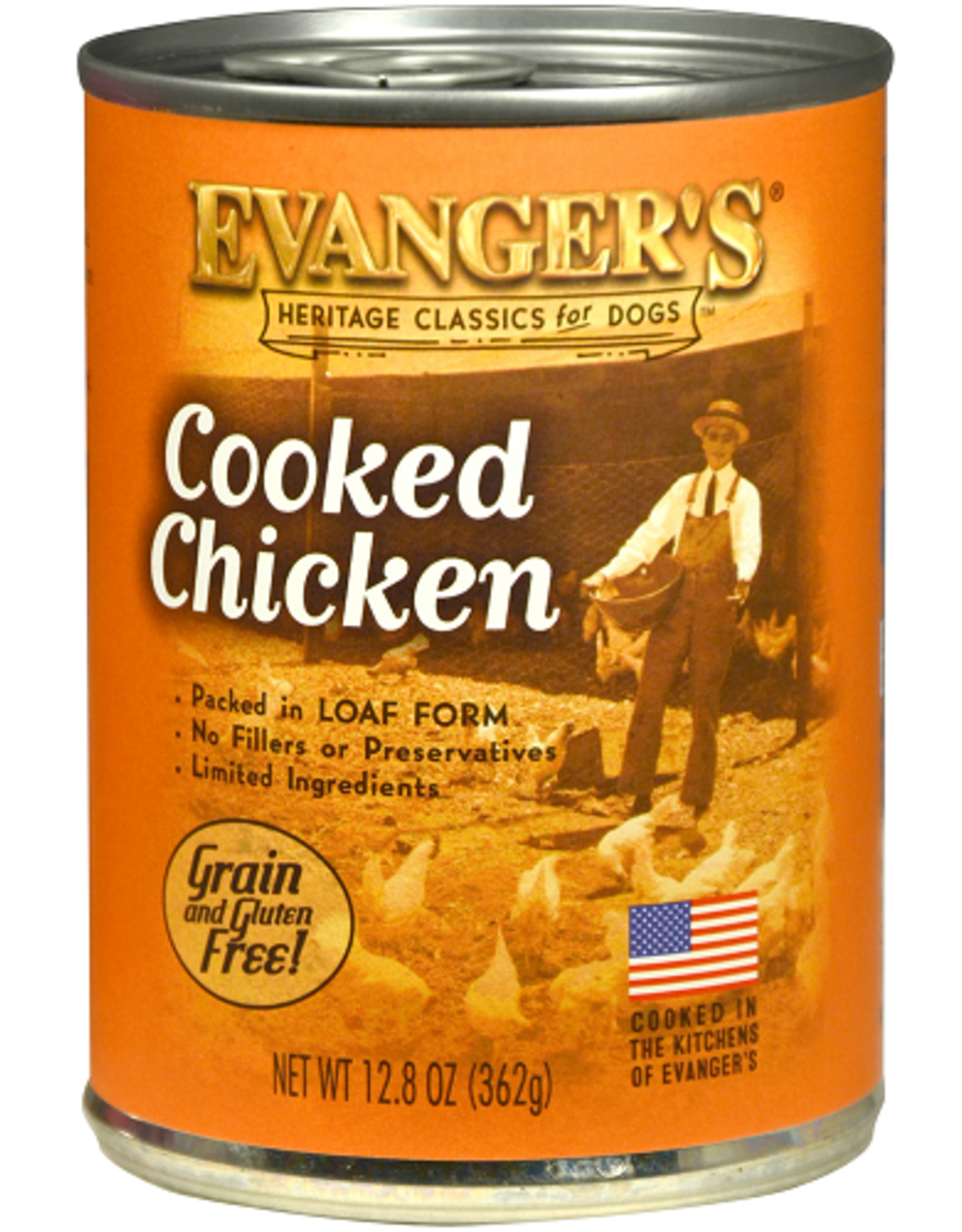 EVANGER'S EVANGER'S CLASSIC COOKED CHICKEN 12.8OZ CASE OF 12