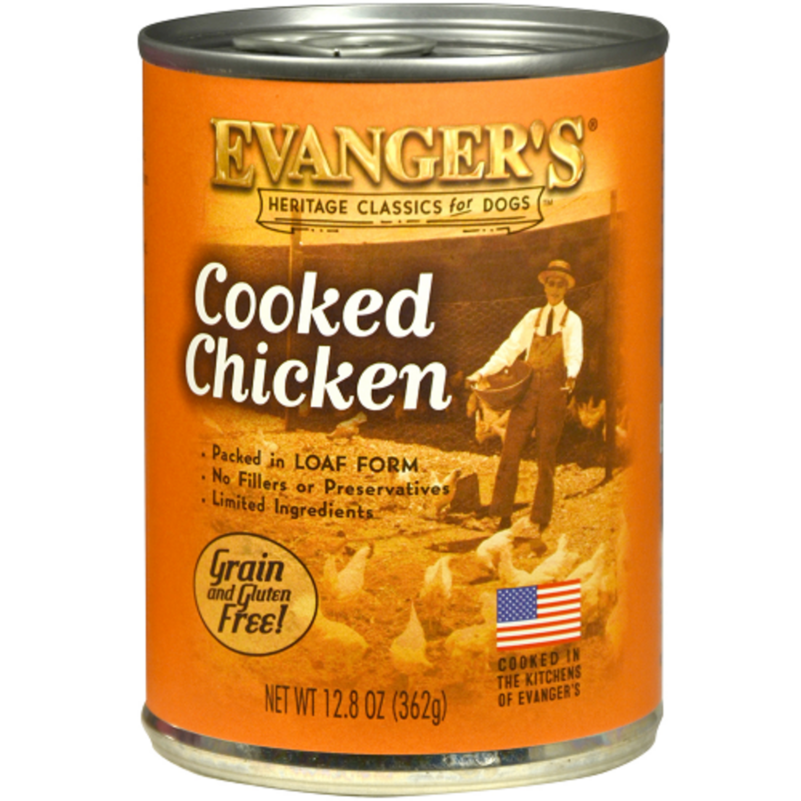 Evanger's EVANGER'S CLASSIC COOKED CHICKEN 12.8OZ CASE OF 12