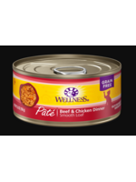 Wellness Wellness Cat Beef & Salmon Pate - 12.5 Oz Cans, Case of 12