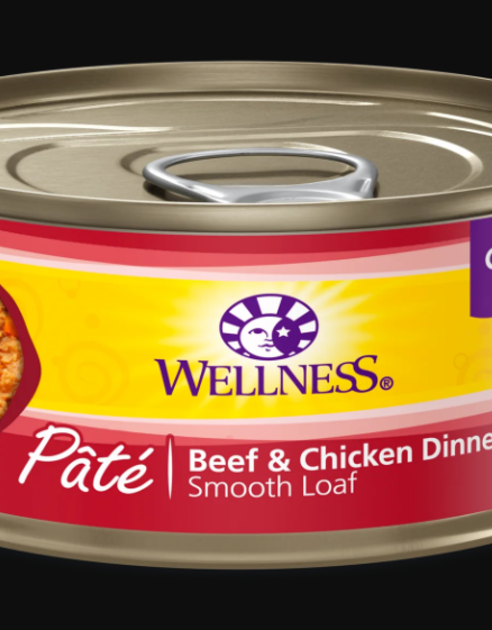 Wellness Wellness Cat Beef & Salmon Pate - 12.5 Oz Cans, Case of 12