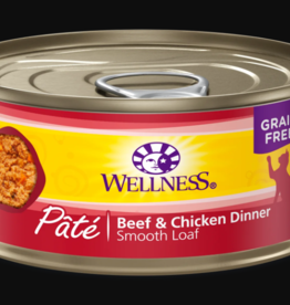 Wellness Wellness Cat Beef & Salmon Pate - 12.5 Oz Cans, Case of 12
