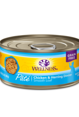 Wellness Wellness Cat Chicken & Herring Pate 5.5 Oz Cans, Case of 24