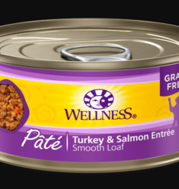 Wellness WELLNESS CAT CAN TURKEY & SALMON 5.5OZ CASE OF 24