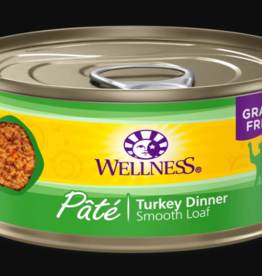 Wellness WELLNESS CAT CAN TURKEY 3OZ CASE OF 24 PD MFG