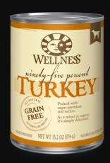 WELLPET LLC WELLNESS DOG CAN 95% TURKEY 13.2OZ CASE OF 12