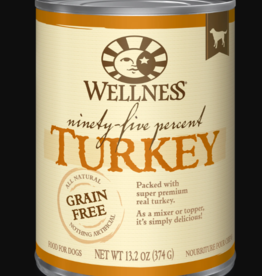 Wellness WELLNESS DOG CAN 95% TURKEY 13.2OZ CASE OF 12
