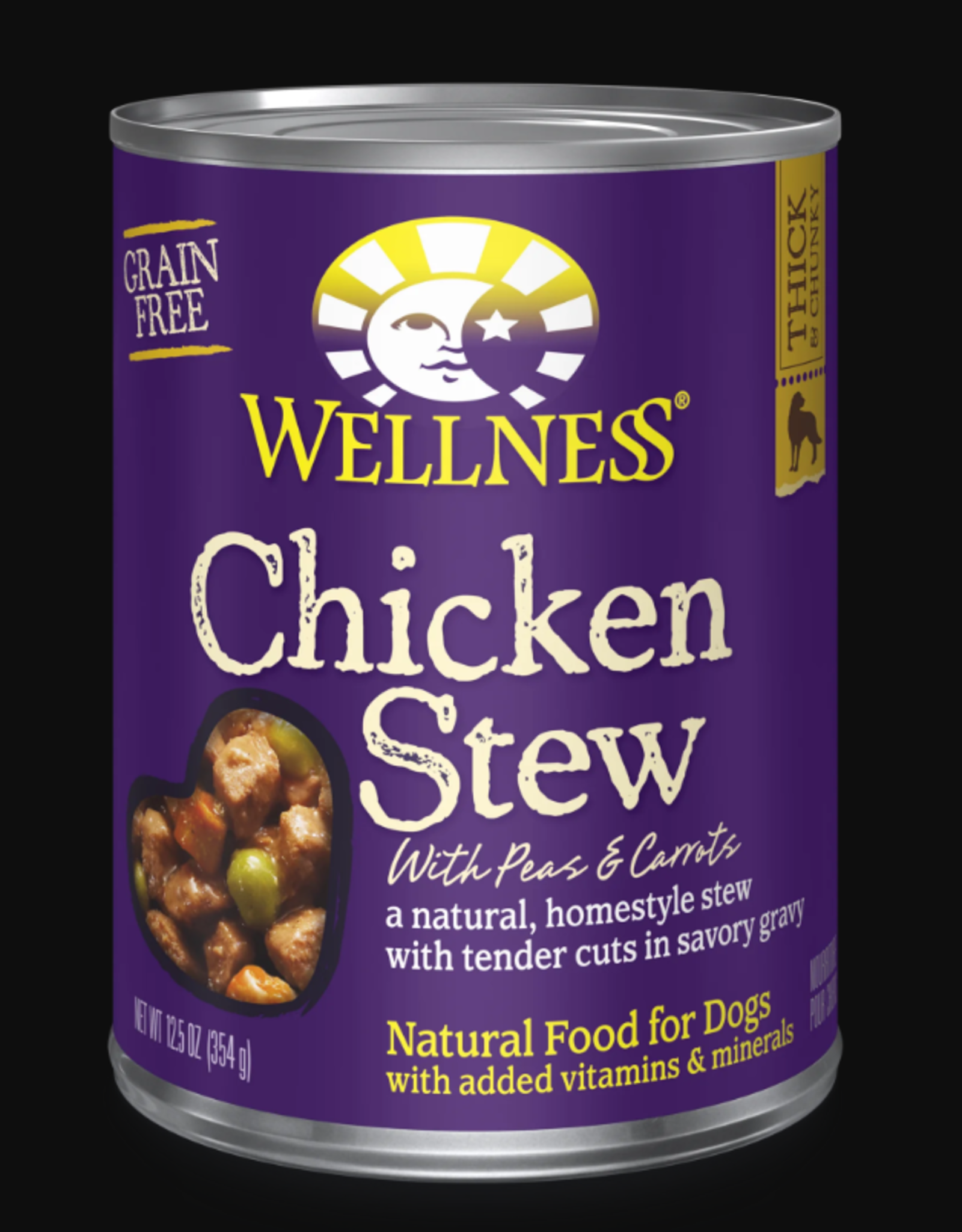 WELLPET LLC WELLNESS DOG CAN CHICKEN STEW 12.5OZ CASE OF 12