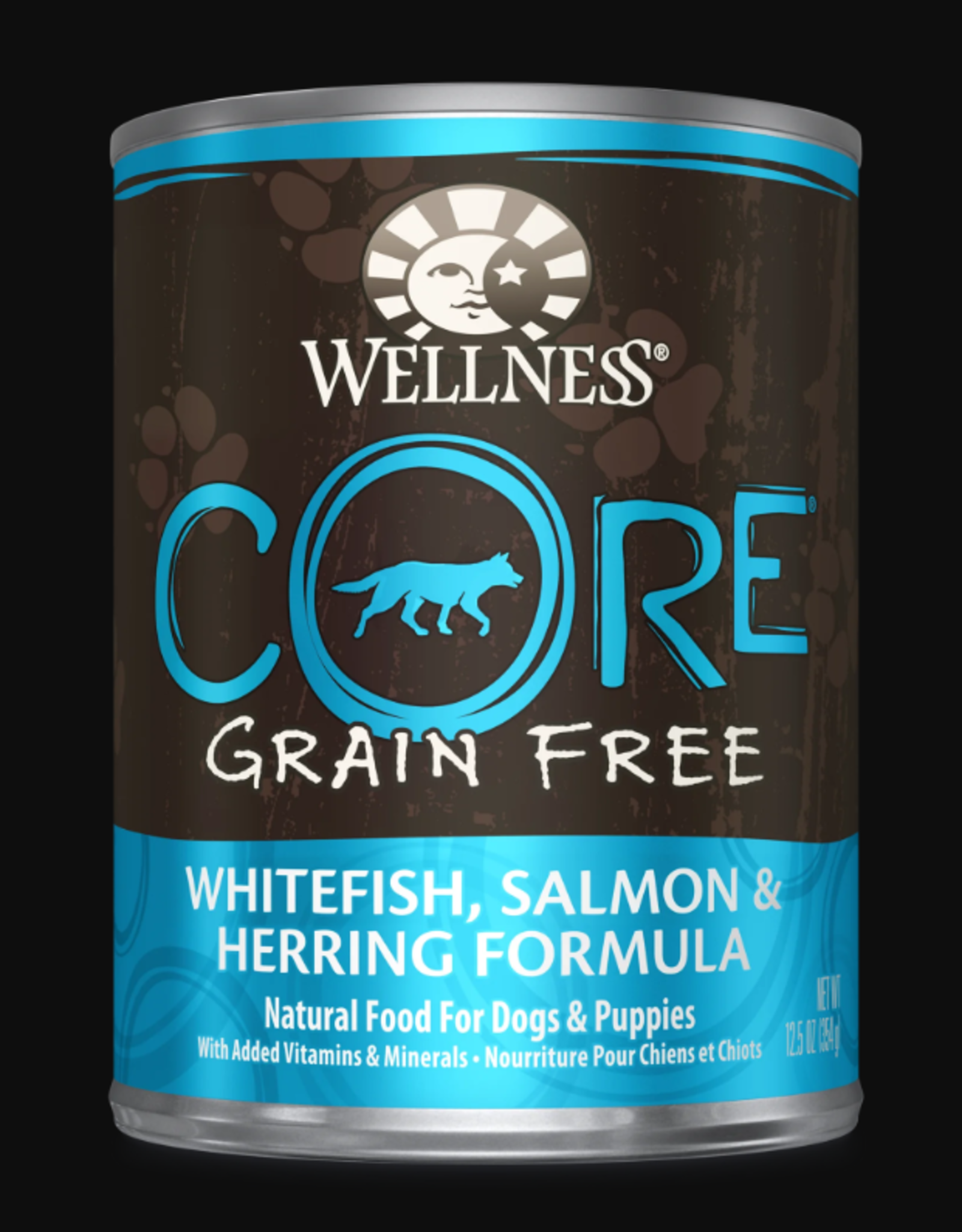 Wellness WELLNESS DOG CAN CORE SALMON WHITEFISH & HERRING 12.5OZ CASE OF 12