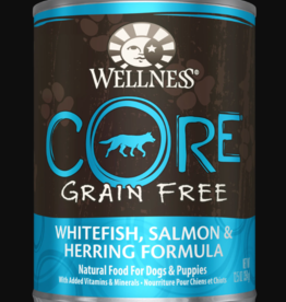 Wellness WELLNESS DOG CAN CORE SALMON WHITEFISH & HERRING 12.5OZ CASE OF 12