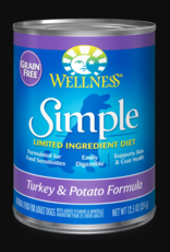 Wellness WELLNESS DOG CAN SIMPLE TURKEY 12.5OZ CASE OF 12