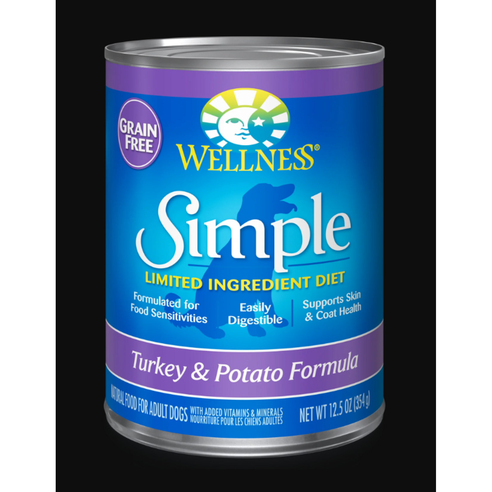 Wellness WELLNESS DOG CAN SIMPLE TURKEY 12.5OZ CASE OF 12