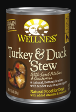 Wellness WELLNESS DOG CAN TURKEY & DUCK STEW 12.5OZ CASE OF 12