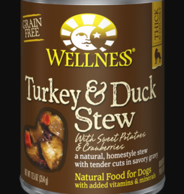 Wellness WELLNESS DOG CAN TURKEY & DUCK STEW 12.5OZ CASE OF 12