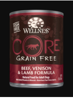 Wellness WELLNESS DOG CORE CAN BEEF VENISON & LAMB 12.5OZ CASE OF 12