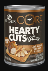 Wellness WELLNESS DOG CORE GF HEARTY CUTS CHICKEN & TURKEY 12OZ CAN CASE OF 12