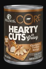 WELLPET LLC WELLNESS DOG CORE GF HEARTY CUTS CHICKEN & TURKEY 12OZ CAN CASE OF 12