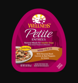 WELLPET LLC WELLNESS DOG PETITE ENTREES BEEF, CARROTS & RED PEPPERS 3OZ CASE OF 12