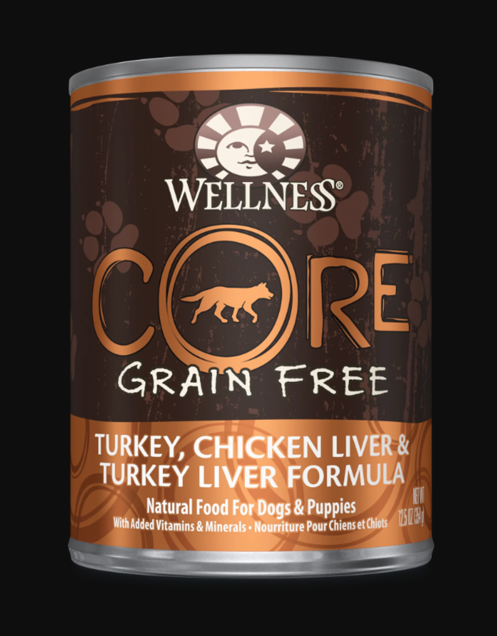 WELLPET LLC WELLNESS DOG CAN CORE TURKEY 12.5OZ CASE OF 12