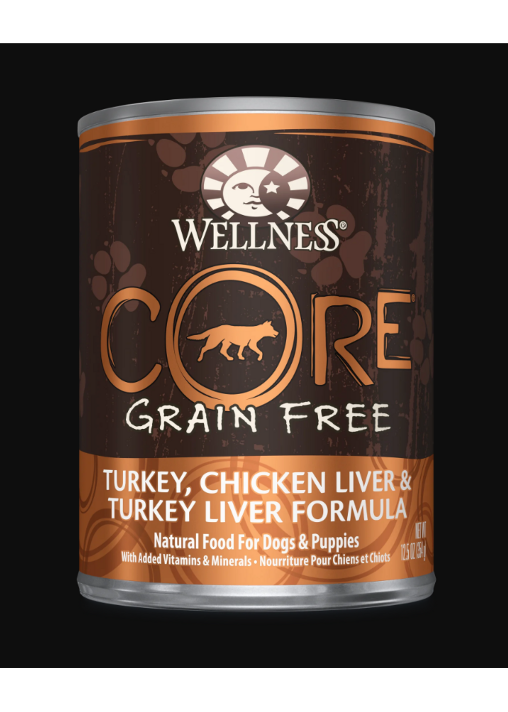 Wellness WELLNESS DOG CAN CORE TURKEY 12.5OZ CASE OF 12