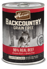 Merrick Merrick Backcountry Grain-Free Real Beef Wet Dog Food - 12.7 oz CASE OF 12