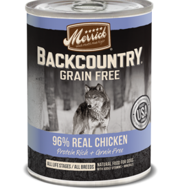 Merrick MERRICK BACKCOUNTRY DOG CHICKEN CAN 12.7OZ CASE OF 12 discontinued