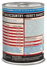 Merrick MERRICK BACKCOUNTRY DOG HERO'S BANQUET CAN 12.7OZ CASE OF 12