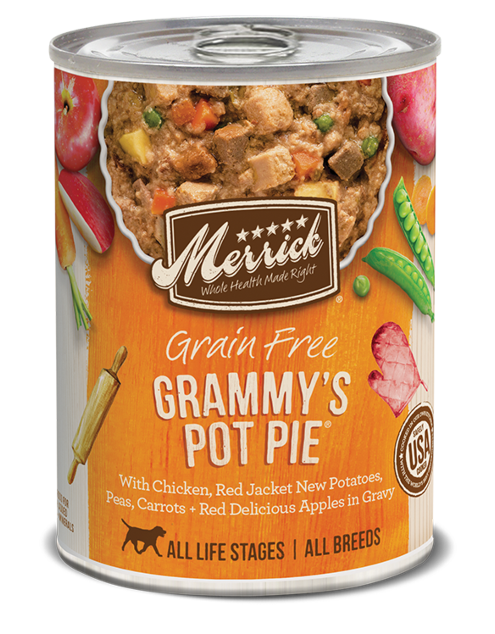 Merrick MERRICK DOG CAN GRAMMY'S POT PIE 12.7OZ CASE OF 12