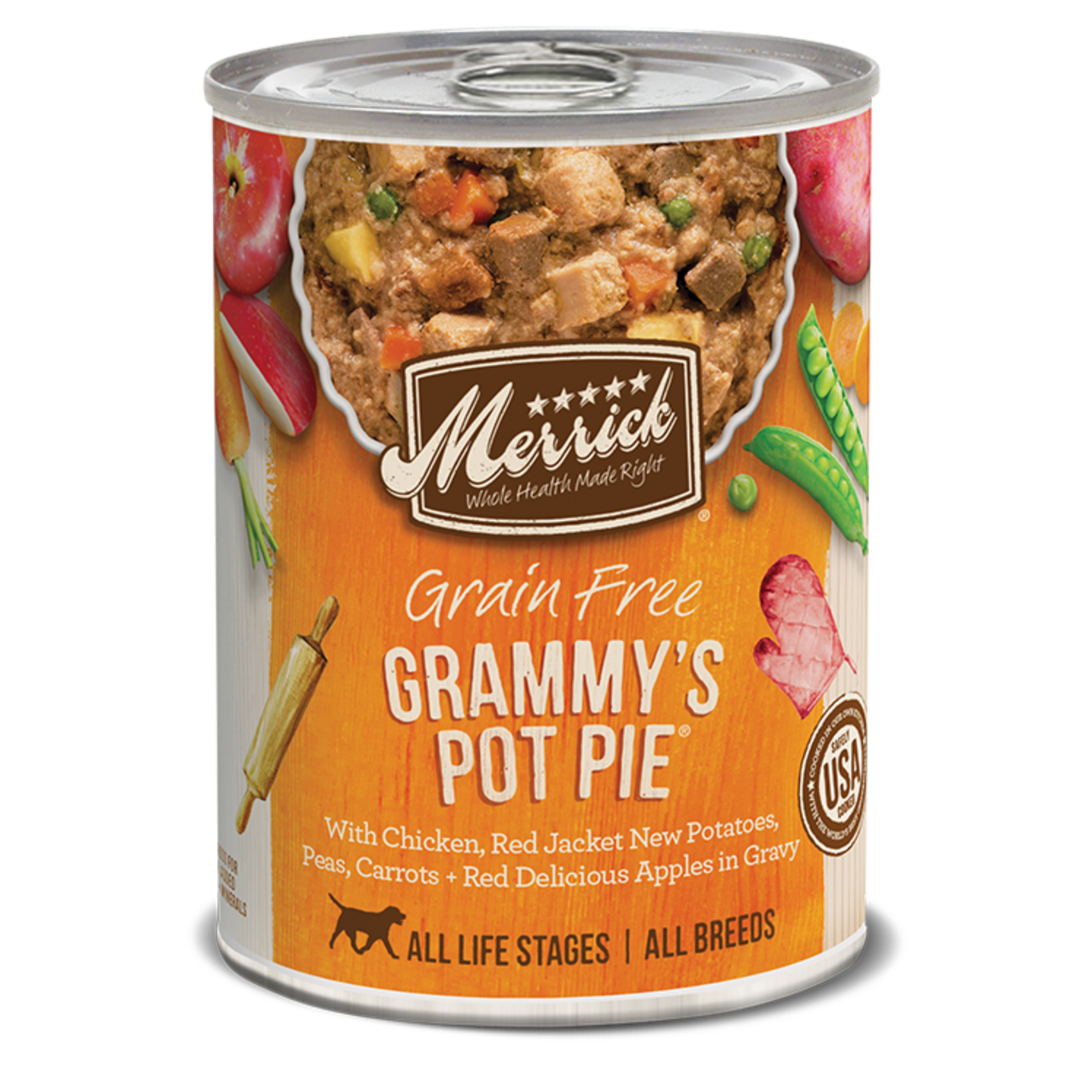 Merrick MERRICK DOG CAN GRAMMY'S POT PIE 12.7OZ CASE OF 12