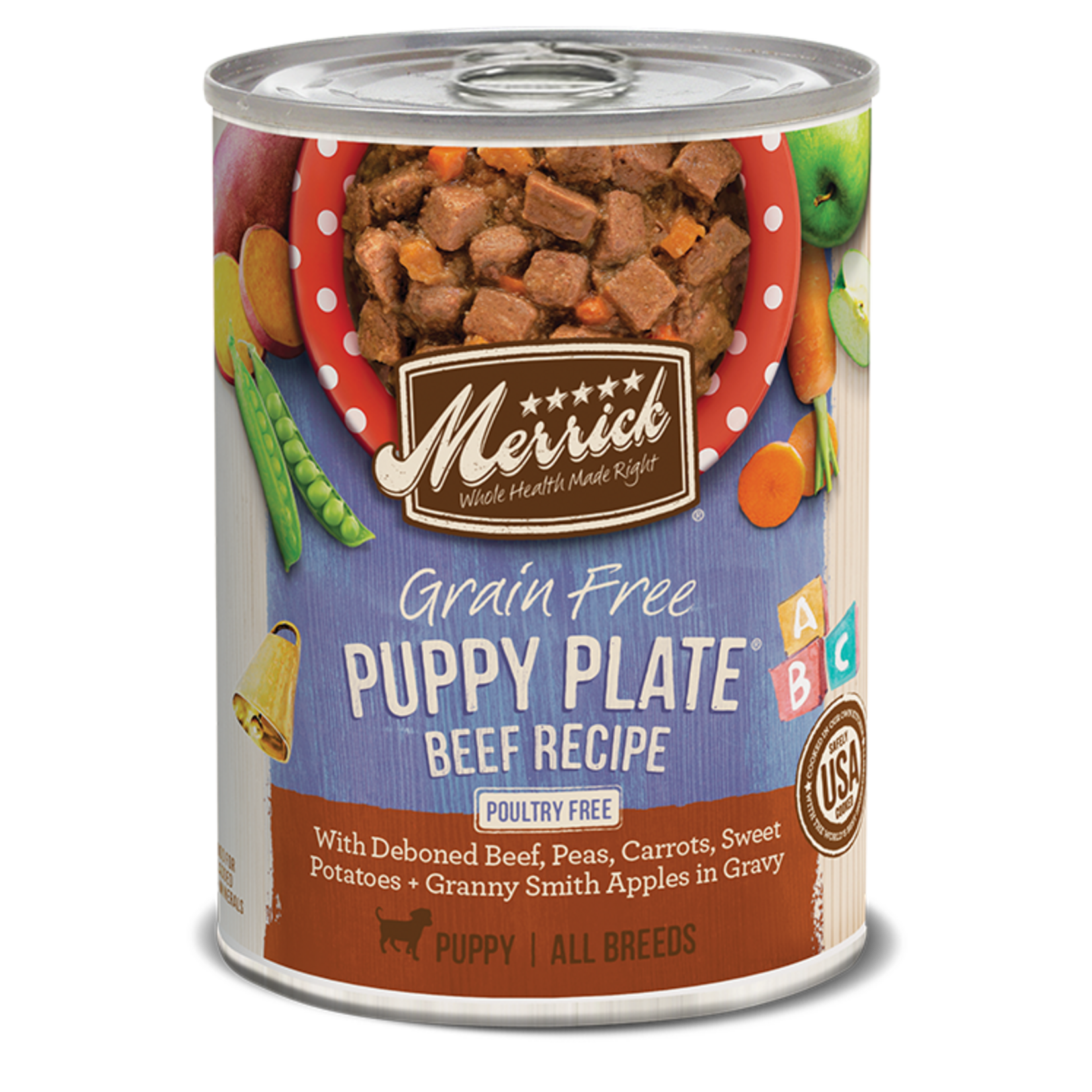 Merrick MERRICK DOG CAN PUPPY PLATE BEEF 13.2OZ CASE OF 12