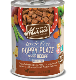Merrick MERRICK DOG CAN PUPPY PLATE BEEF 13.2OZ CASE OF 12