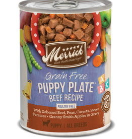 MERRICK PET CARE, INC. MERRICK DOG CAN PUPPY PLATE BEEF 13.2OZ CASE OF 12