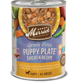 Merrick MERRICK DOG CAN PUPPY PLATE CHICKEN 13.2OZ CASE OF 12