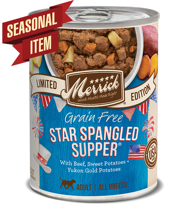 merrick seasonal dog food