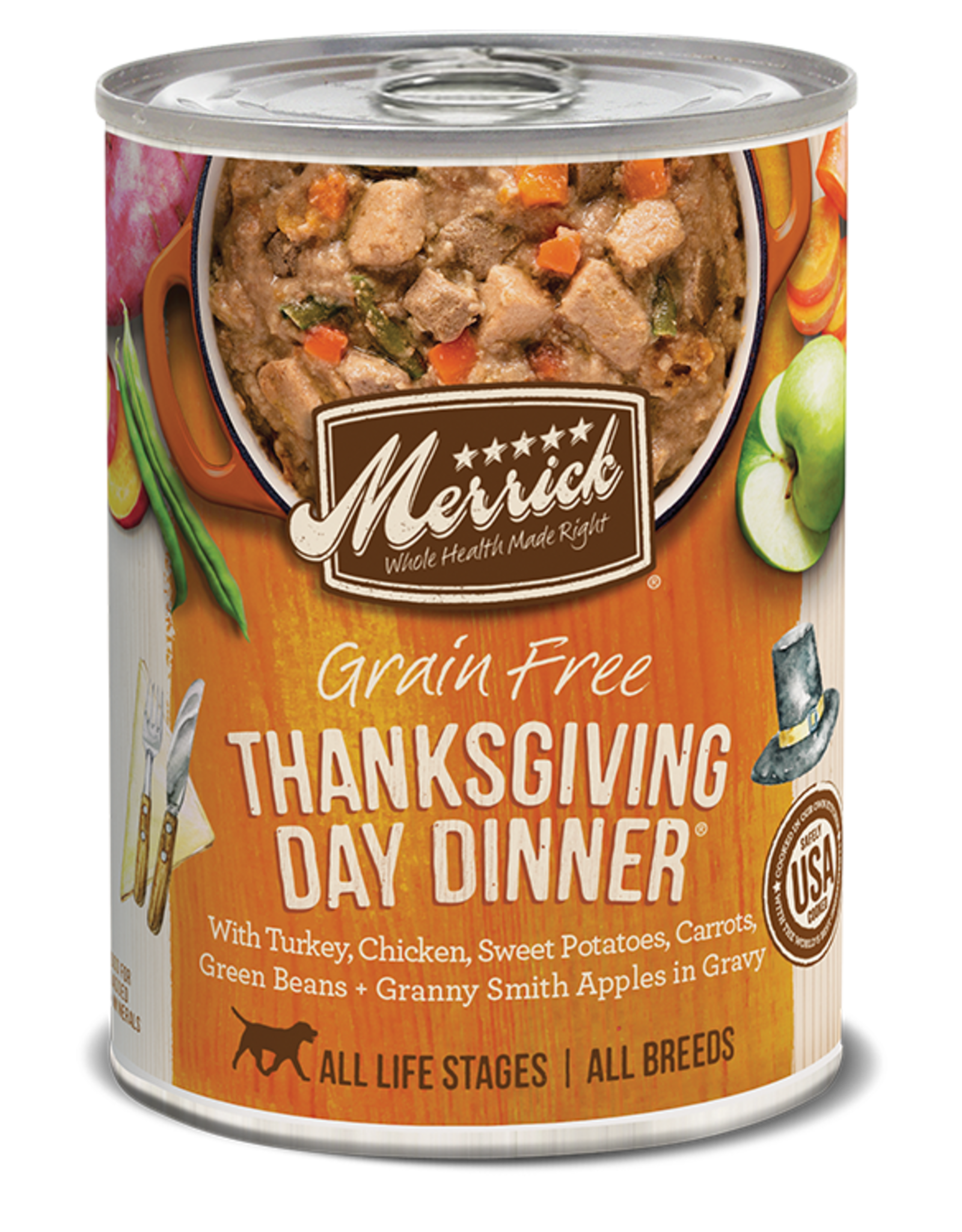 Merrick MERRICK DOG CAN THANKSGIVING DAY DINNER 13.2OZ CASE OF 12