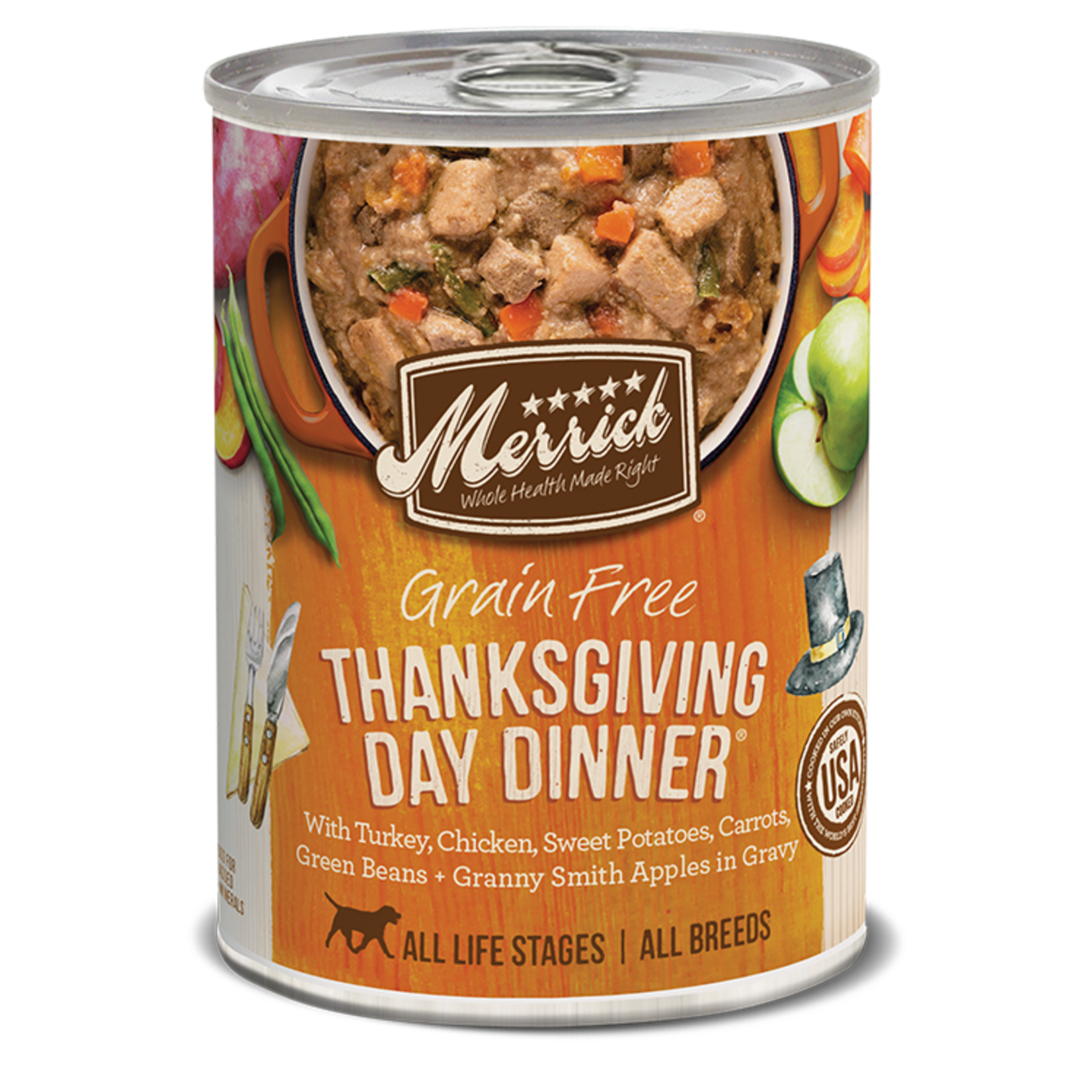 Merrick MERRICK DOG CAN THANKSGIVING DAY DINNER 13.2OZ CASE OF 12