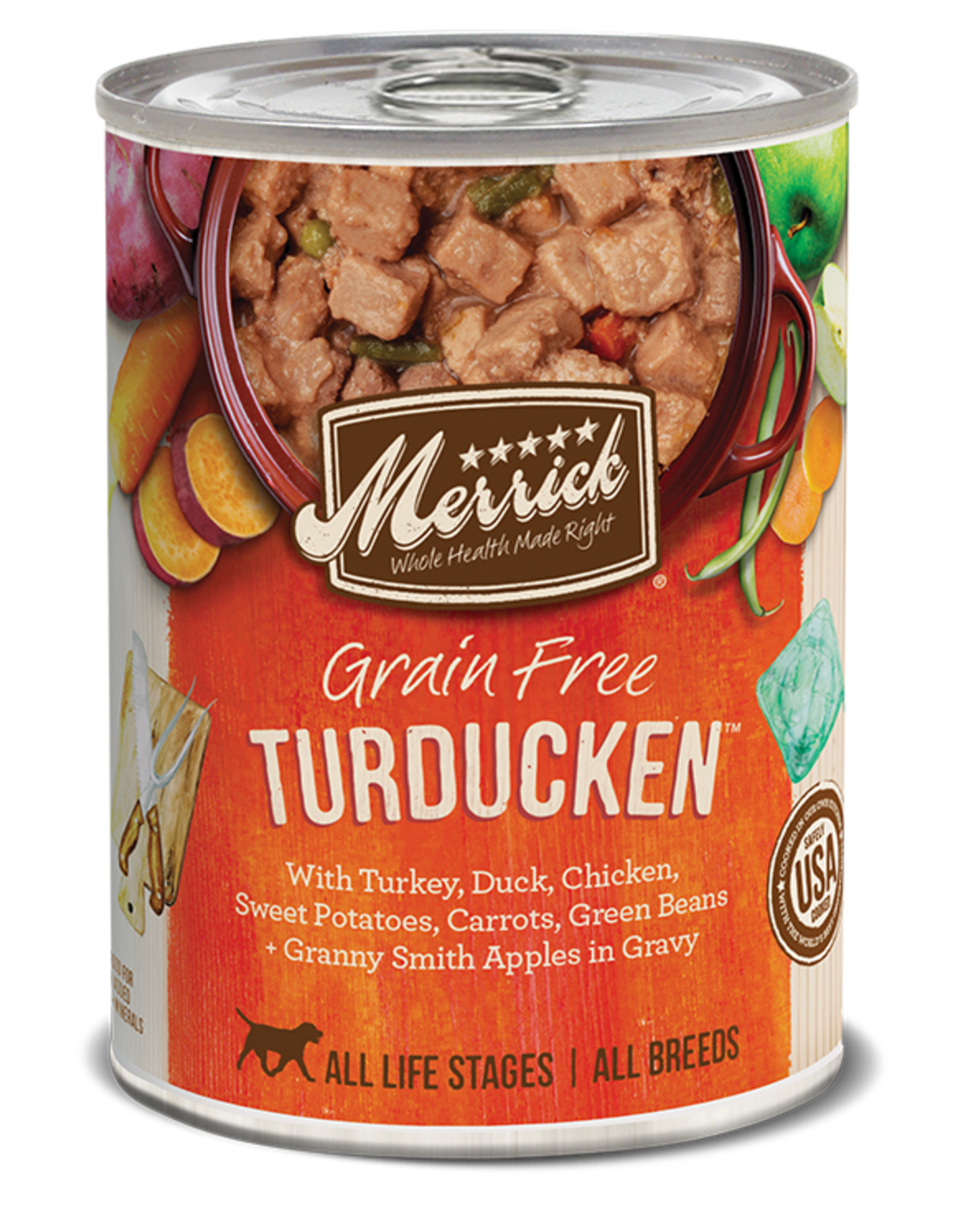 Merrick MERRICK DOG CAN TURDUCKEN 12.7OZ CASE OF 12