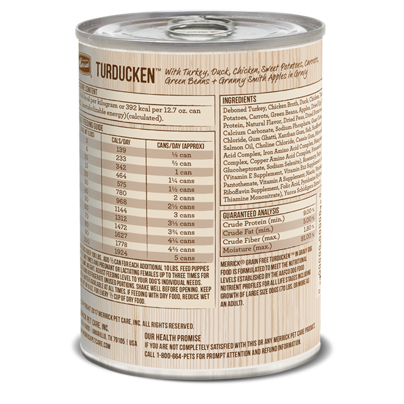 Merrick MERRICK DOG CAN TURDUCKEN 12.7OZ CASE OF 12