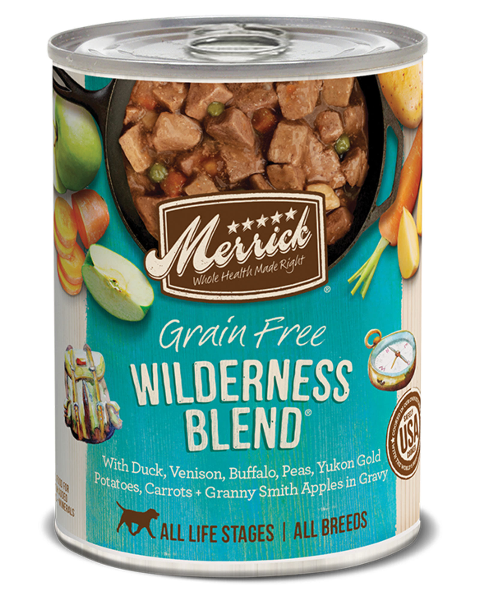 Merrick MERRICK DOG CAN WILDERNESS BLEND 13.2OZ CASE OF 12