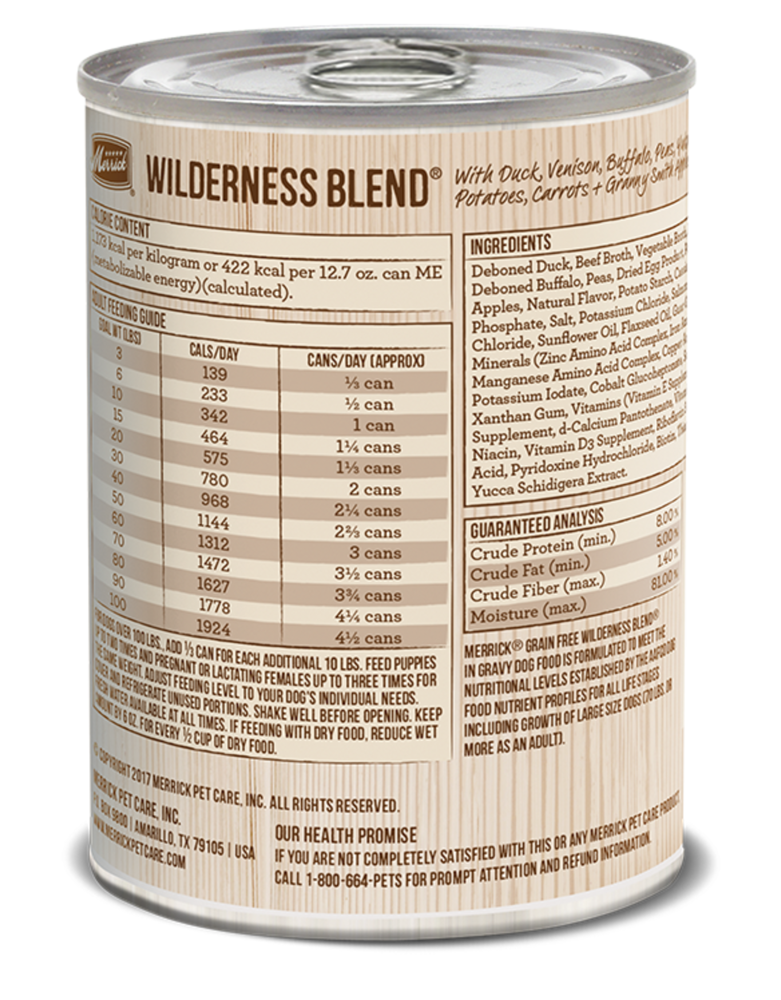 Merrick MERRICK DOG CAN WILDERNESS BLEND 13.2OZ CASE OF 12