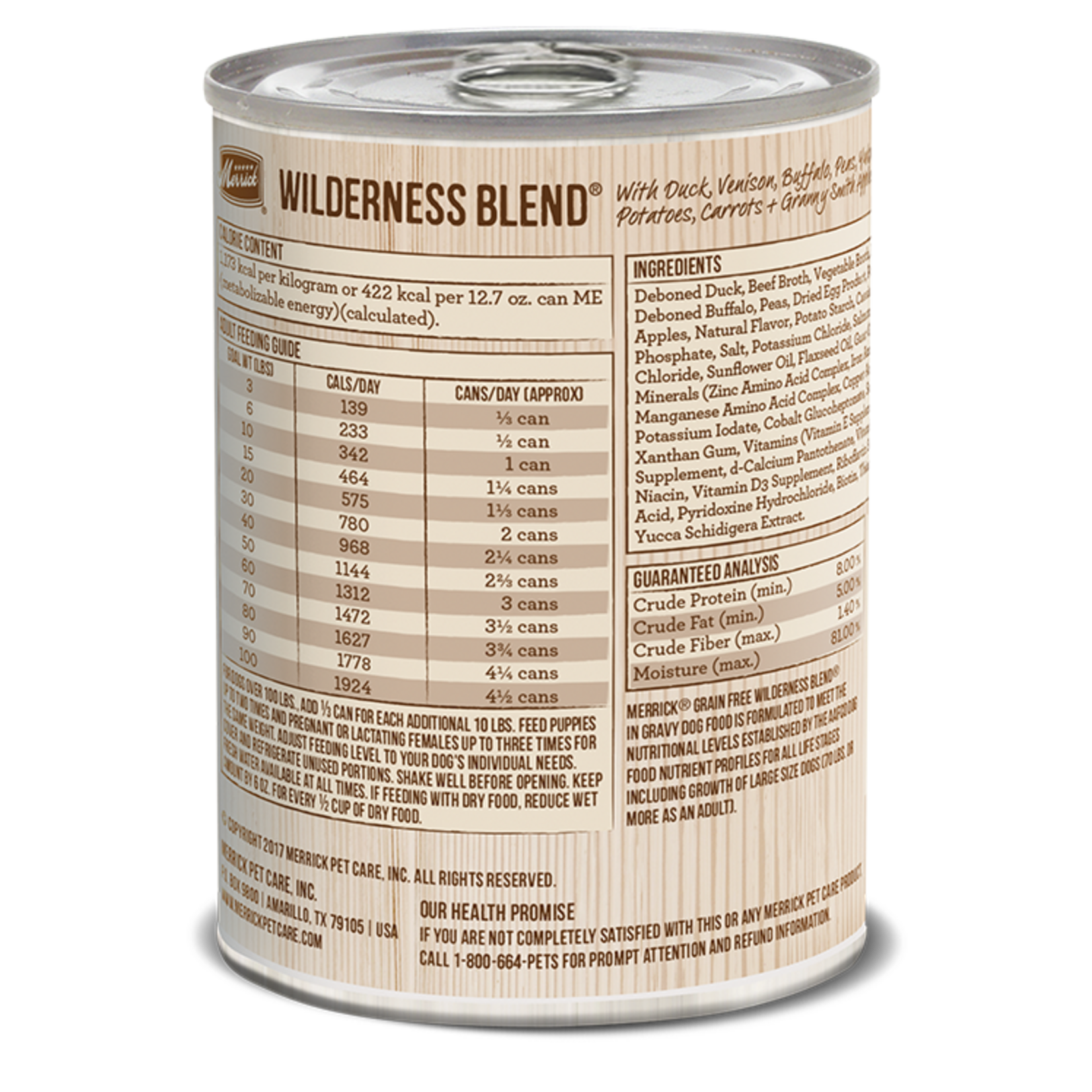 Merrick MERRICK DOG CAN WILDERNESS BLEND 13.2OZ CASE OF 12