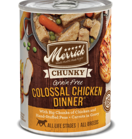 Merrick MERRICK DOG CHUNKY COLOSSAL CHICKEN DINNER CAN 12.7OZ CASE OF 12