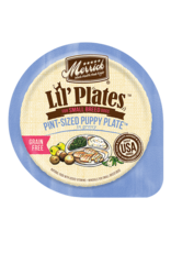 Merrick MERRICK DOG LIL' PLATES PINT-SIZED PUPPY PLATE 3.5 OZ TRAY CASE OF 12