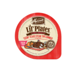 Merrick MERRICK DOG LIL' PLATES TEENY TEXAS STEAK TIPS 3.5 OZ TRAY CASE OF 12